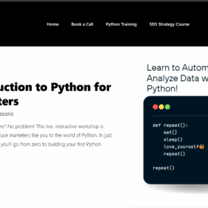 Sara Taher - SEO Riddler - Introduction to Python for Marketers