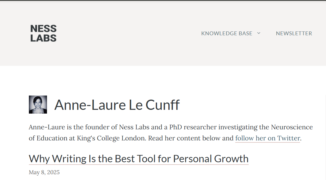Anne-Laure Le Cunff - The Curiosity Collective