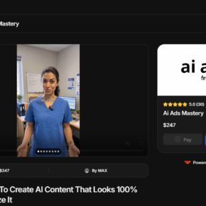 Max - Ai Ads Mastery 5d  - Exact System To Create AI Content That Looks 100% Real & Monetize It