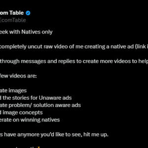 EcomTable – Raw Uncut Native Creation